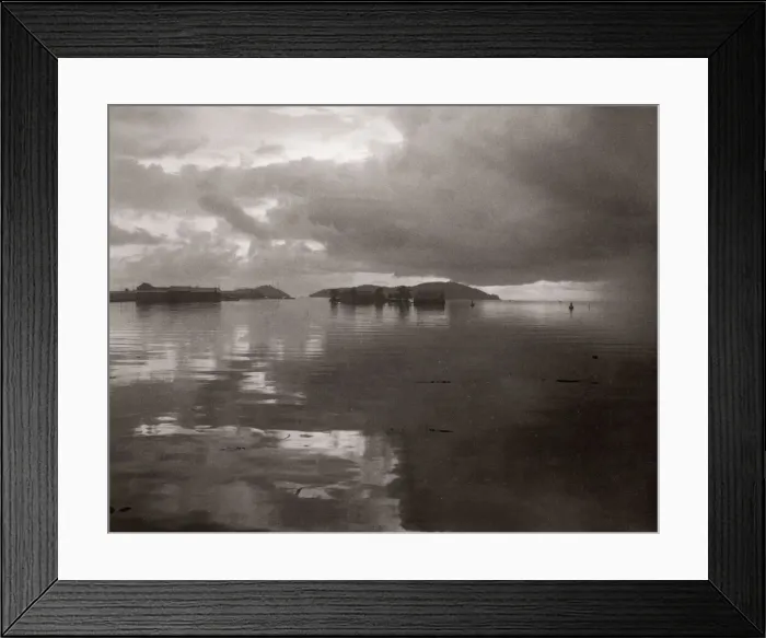 Framed Print : 1940s East Africa dawn at Victoria in the Seychelles Framed Print : 1940s East Africa dawn at Victoria in the Seychelles