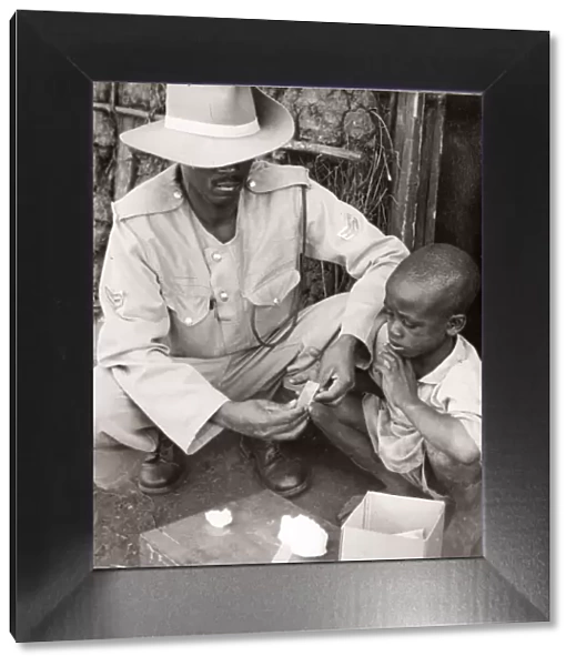 1940s East Africa - army medical orderly Kenya