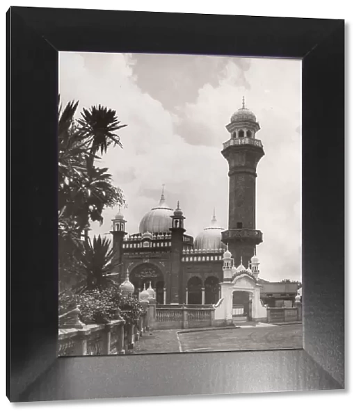 1940s East Africa - street scene, Nairobi, Kenya - mosque