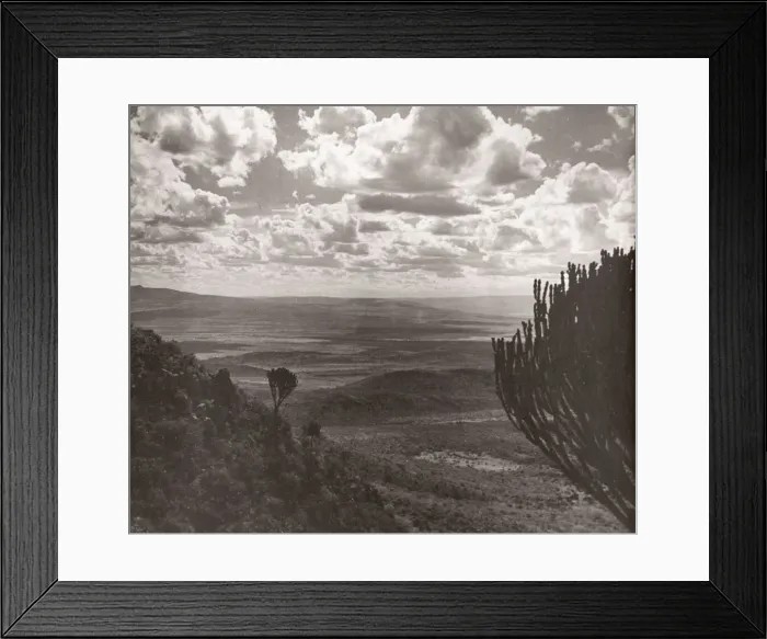 Framed Print : 1940s East Africa - the Great Rift Valley Kenya Framed Print : 1940s East Africa - the Great Rift Valley Kenya