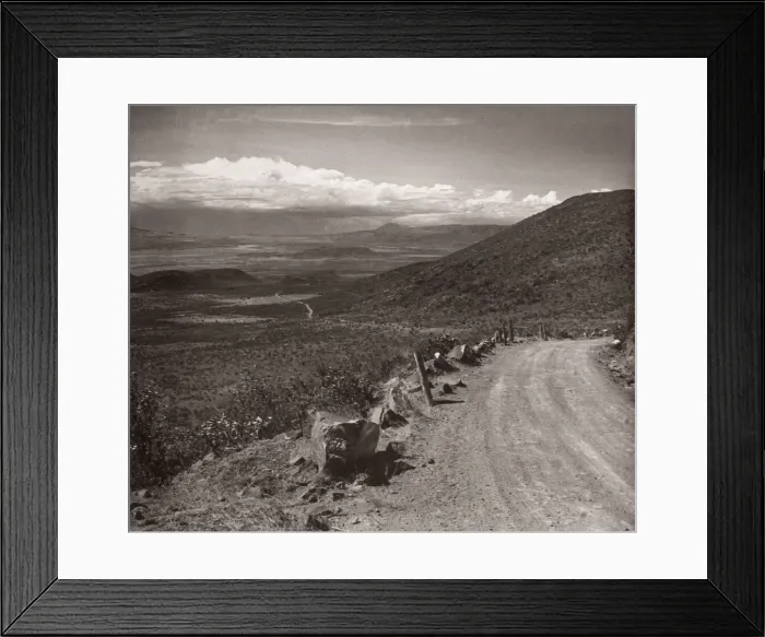 Framed Print : 1940s East Africa - the Great Rift Valley, Kenya Framed Print : 1940s East Africa - the Great Rift Valley, Kenya