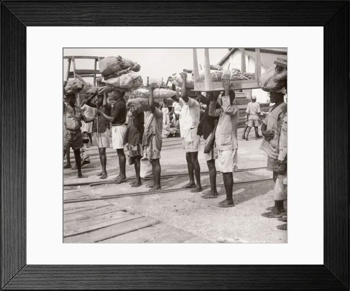 Framed Print : 1940s East Africa - passenger ferry across Lake Albert Framed Print : 1940s East Africa - passenger ferry across Lake Albert
