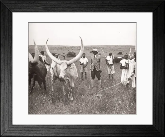 Framed Print : 1940s East Africa Uganda - the Omugabe of Ankole Framed Print : 1940s East Africa Uganda - the Omugabe of Ankole