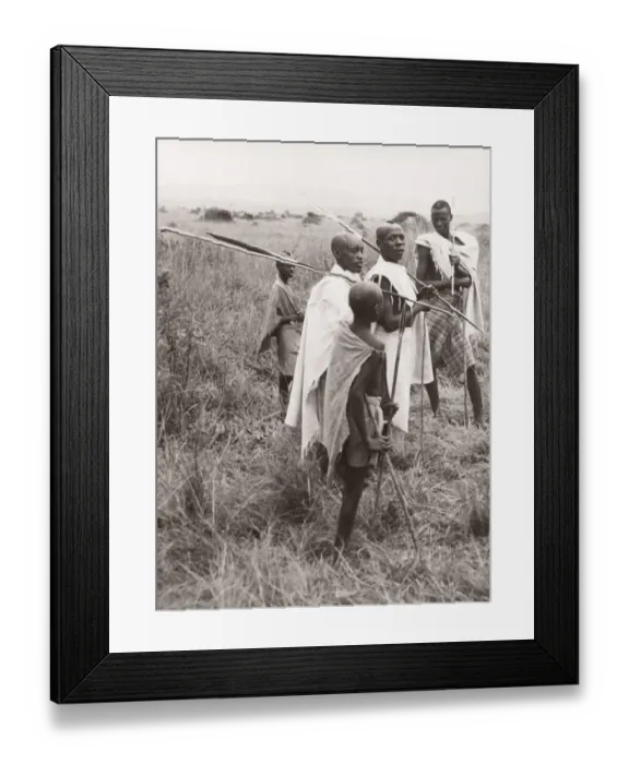 Framed Print : 1940s East Africa Uganda herdsman Mugabe of Ankole Framed Print : 1940s East Africa Uganda herdsman Mugabe of Ankole