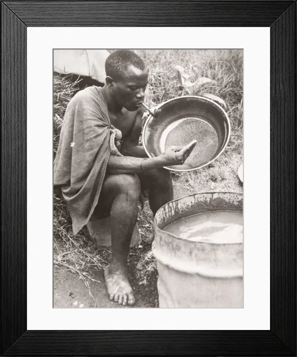 Framed Print : 1940s East Africa Uganda tin mines Mirusanda Ankole Framed Print : 1940s East Africa Uganda tin mines Mirusanda Ankole