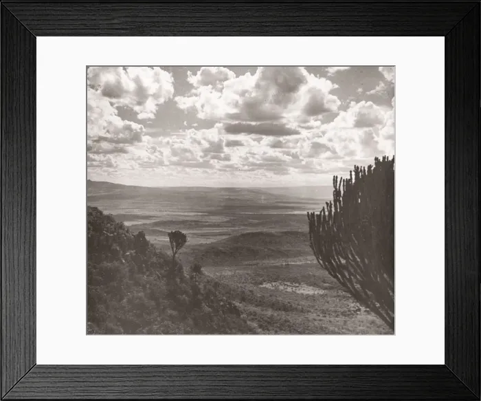 Framed Print : 1940s East Africa - Kenya - the Great Rift Valley Framed Print : 1940s East Africa - Kenya - the Great Rift Valley
