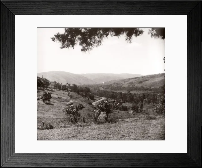 Framed Print : 1940s East Africa - Uganda hills around Kabale Ankole Framed Print : 1940s East Africa - Uganda hills around Kabale Ankole