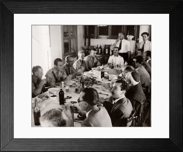 Framed Print : 1943 Syria - celebrating the festival of Eid at Bobline