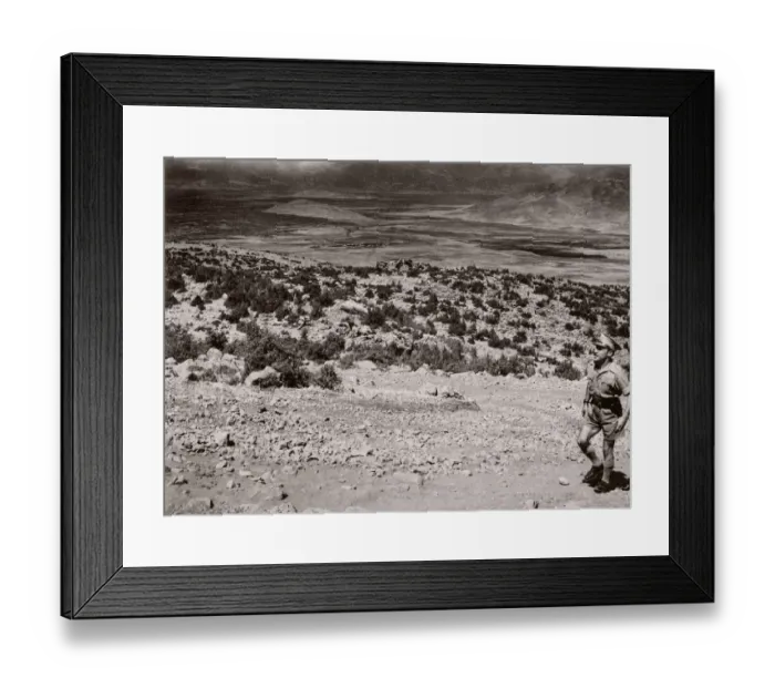 Framed Print : 1943 Syria - view from Benndirek, Kurd area Turkish border Framed Print : 1943 Syria - view from Benndirek, Kurd area Turkish border