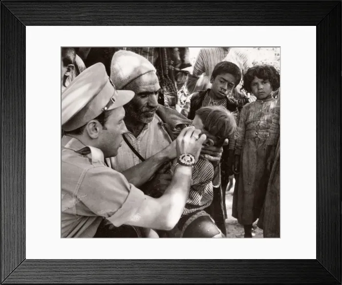 Framed Print : 1943 Syria British military treat Kurdish on Turkey border Framed Print : 1943 Syria British military treat Kurdish on Turkey border