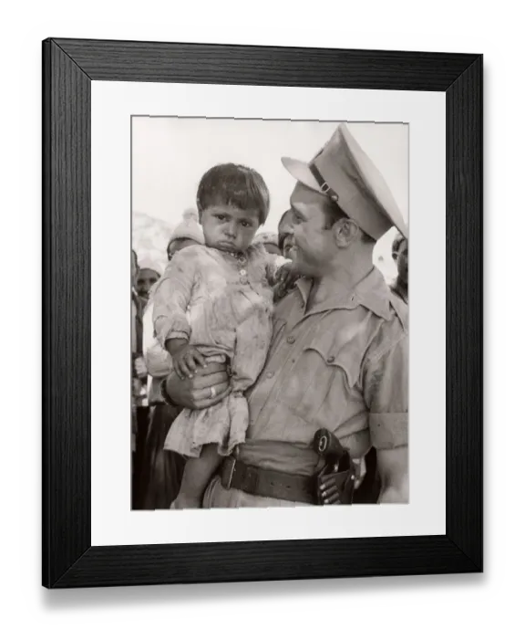 Framed Print : 1943 Syria British military treat Kurdish on Turkey border Framed Print : 1943 Syria British military treat Kurdish on Turkey border