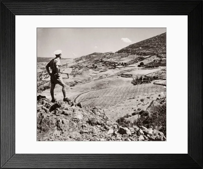 Framed Print : 1943 Syria - view from Benndirek, Kurd area Turkish border Framed Print : 1943 Syria - view from Benndirek, Kurd area Turkish border