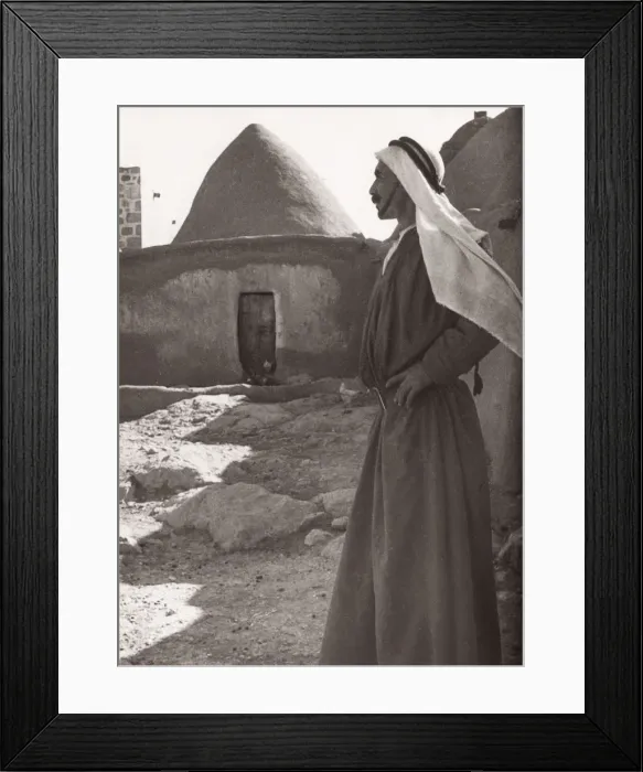 Framed Print : 1943 Syria village with traditional mud beehive houses Framed Print : 1943 Syria village with traditional mud beehive houses