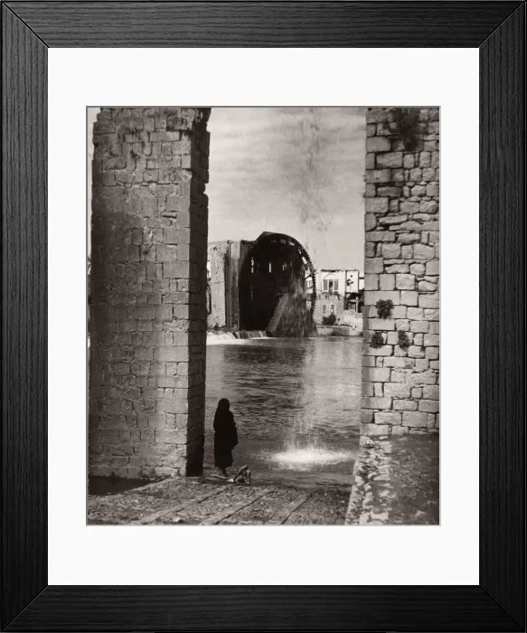 Framed Print : 1943 Syria - Hama on the river Orontes Framed Print : 1943 Syria - Hama on the river Orontes