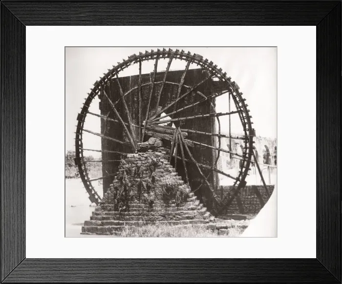 Framed Print : 1943 Syria - Hama on the river Orontes Framed Print : 1943 Syria - Hama on the river Orontes