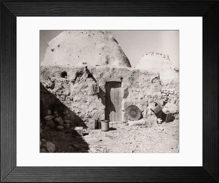 Framed Print : 1943 Syria village with traditional mud beehive houses Framed Print : 1943 Syria village with traditional mud beehive houses