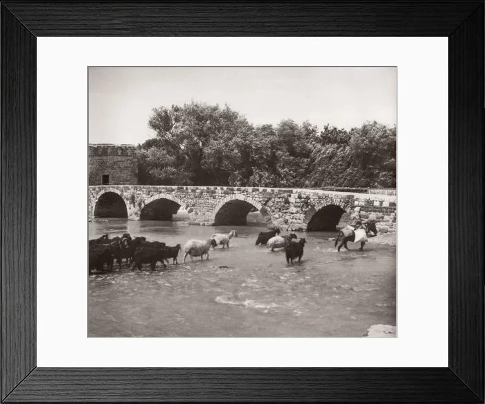 Framed Print : 1943 Syria - Hama on the river Orontes Framed Print : 1943 Syria - Hama on the river Orontes
