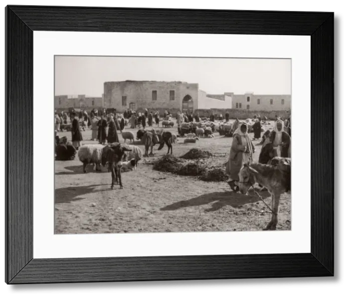 Framed Print : 1943 Middle East Syria - scene at Aleppo Framed Print : 1943 Middle East Syria - scene at Aleppo