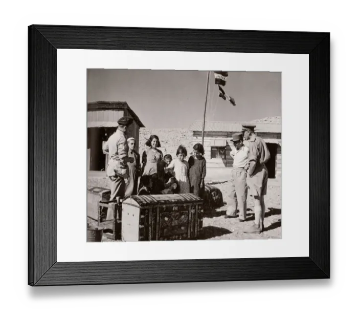 Framed Print : 1943 Middle East Syria refugees from Europe Taurus Express Framed Print : 1943 Middle East Syria refugees from Europe Taurus Express