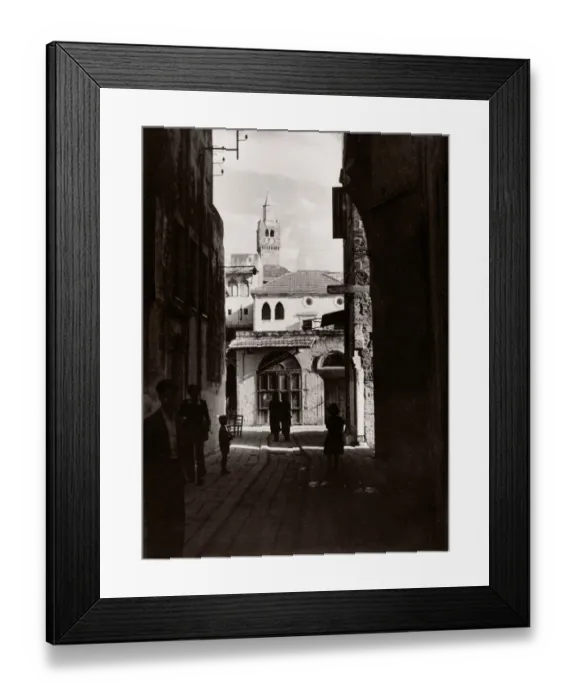 Framed Print : 1943 Middle East Lebanon - street scene Tripoli Framed Print : 1943 Middle East Lebanon - street scene Tripoli