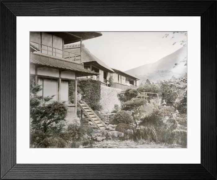Framed Print : View at Miyanoshita, Japan Framed Print : View at Miyanoshita, Japan