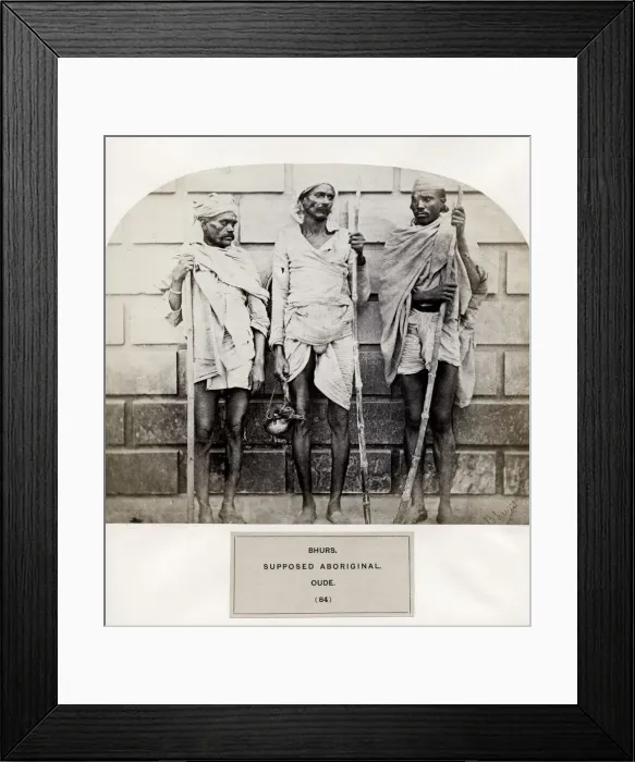 Framed Print : Bhurs, suppposedly Aboriginal, Oude Framed Print : Bhurs, suppposedly Aboriginal, Oude