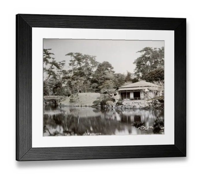 Framed Print : The pond at Hama-rikyūGardens in Chūo, Tokyo Framed Print : The pond at Hama-rikyūGardens in Chūo, Tokyo