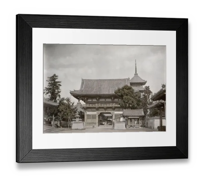 Framed Print : Tennoji Buddhist temple, Tokyo - Japan Framed Print : Tennoji Buddhist temple, Tokyo - Japan