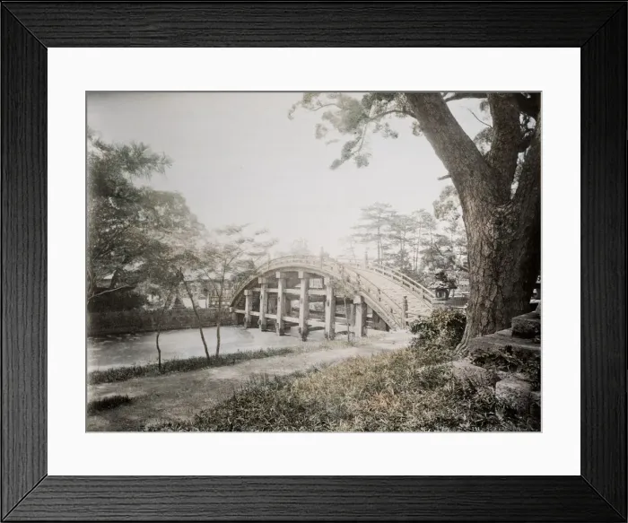 Framed Print : Soribashi Bridge, Sumiyoshi Shinto Shrine, Drum Bridge, Osaka Framed Print : Soribashi Bridge, Sumiyoshi Shinto Shrine, Drum Bridge, Osaka