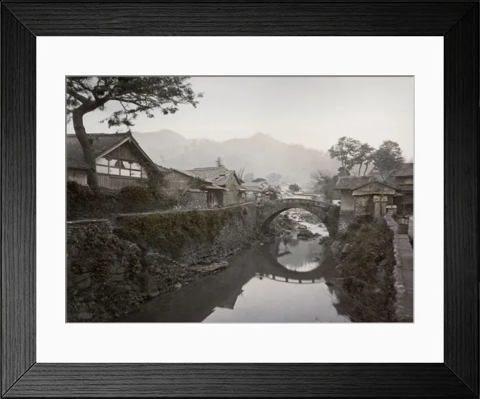 Framed Print : Nakashima-gawa Bridge, Nagasaki - Japan Framed Print : Nakashima-gawa Bridge, Nagasaki - Japan