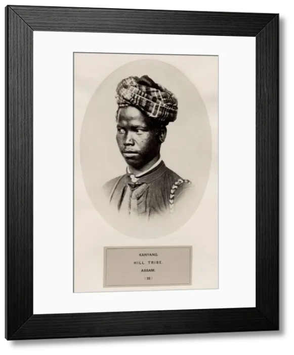 Framed Print : Kanyang Hill Tribe, Assam, young man Framed Print : Kanyang Hill Tribe, Assam, young man