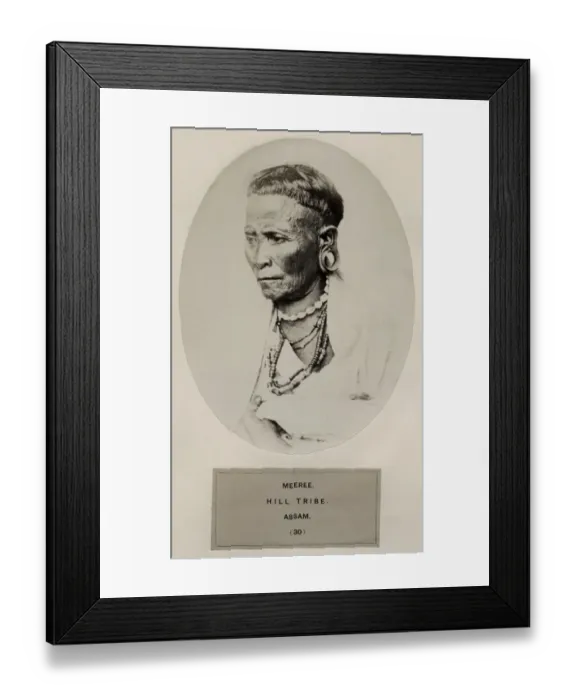 Framed Print : Meeree, Hill Tribe, Assam Framed Print : Meeree, Hill Tribe, Assam