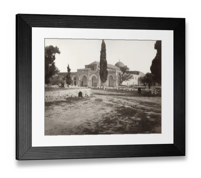 Framed Print : Al-Aqsa mosque Jerusalem, Palestine, now modern Israel Framed Print : Al-Aqsa mosque Jerusalem, Palestine, now modern Israel