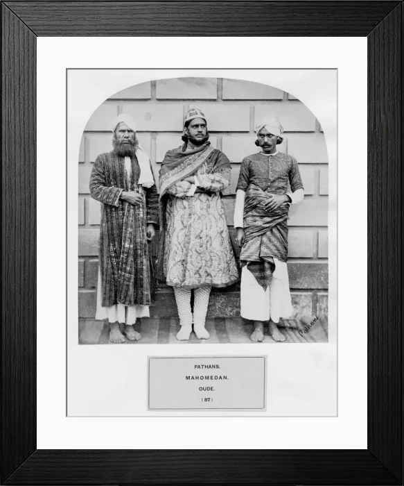 Framed Print : Pathans, Mahomedans, Muslim, Oude Framed Print : Pathans, Mahomedans, Muslim, Oude