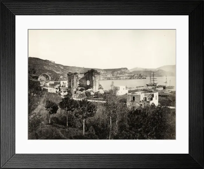 Framed Print : Castle ruins, Baiae, Italy Framed Print : Castle ruins, Baiae, Italy