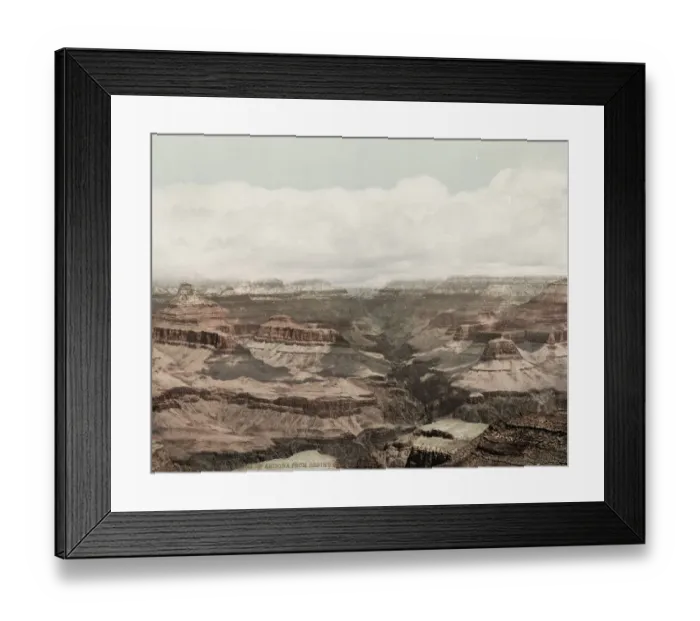 Framed Print : The Grand Canyon of Arizona from Bright Angel hotel Framed Print : The Grand Canyon of Arizona from Bright Angel hotel