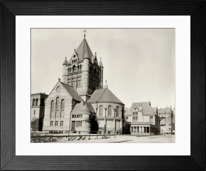 Framed Print : Holy Trinity Church, Back Bay area, Boston Massachusetts Framed Print : Holy Trinity Church, Back Bay area, Boston Massachusetts