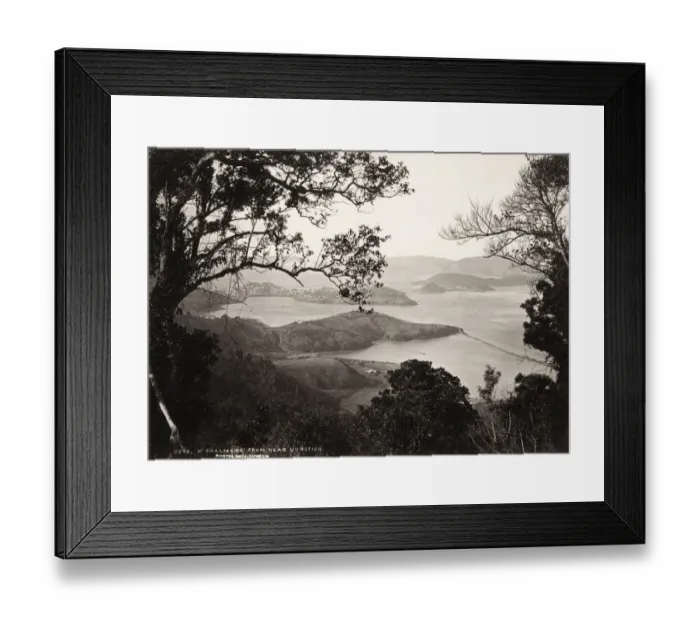 Framed Print : Port Chalmers, Dunedin, New Zealand, c. 1890 Framed Print : Port Chalmers, Dunedin, New Zealand, c. 1890