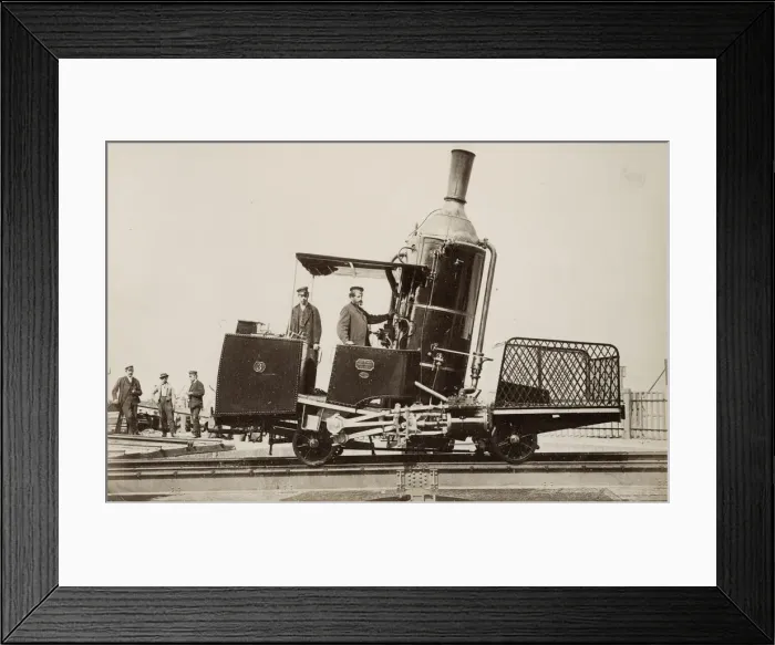 Framed Print : Steam train engine funicular railway, Rigi, Switzerland Framed Print : Steam train engine funicular railway, Rigi, Switzerland