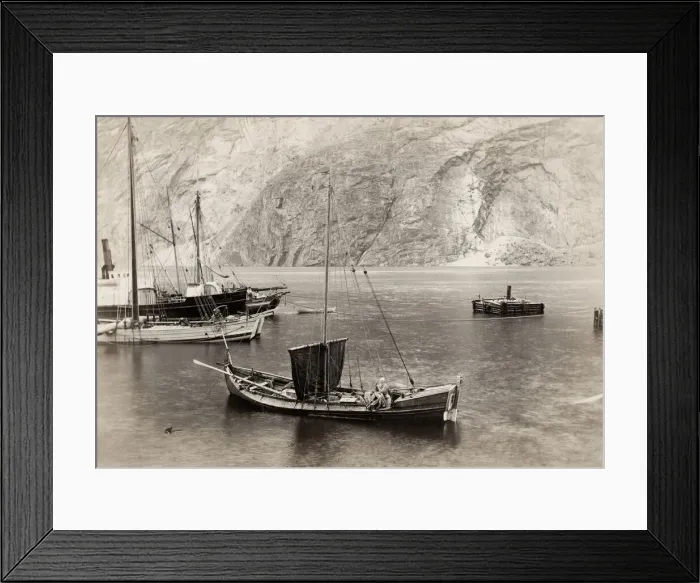 Framed Print : Sogn, Norway, fishing boats Framed Print : Sogn, Norway, fishing boats