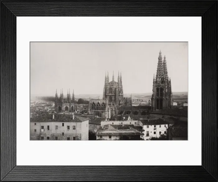 Framed Print : Brurgos, Spain, with of the city and cathedral Framed Print : Brurgos, Spain, with of the city and cathedral