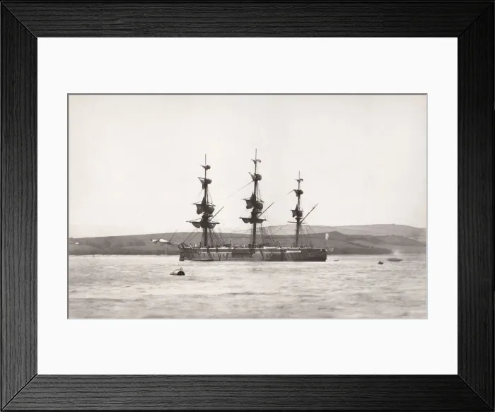 Framed Print : HMS Swiftsure, ironclad battleship built 1870 Framed Print : HMS Swiftsure, ironclad battleship built 1870