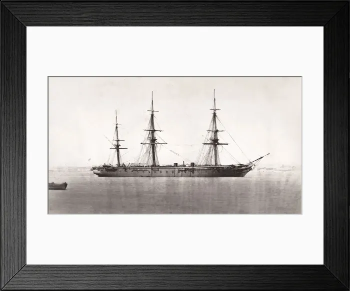 Framed Print : HMS Black Prince, Warrior Class battleship, launched 1861 Framed Print : HMS Black Prince, Warrior Class battleship, launched 1861