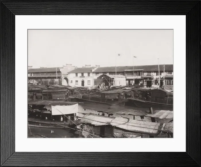 Framed Print : Waterfront view, harbour Macau, Macao, China Framed Print : Waterfront view, harbour Macau, Macao, China