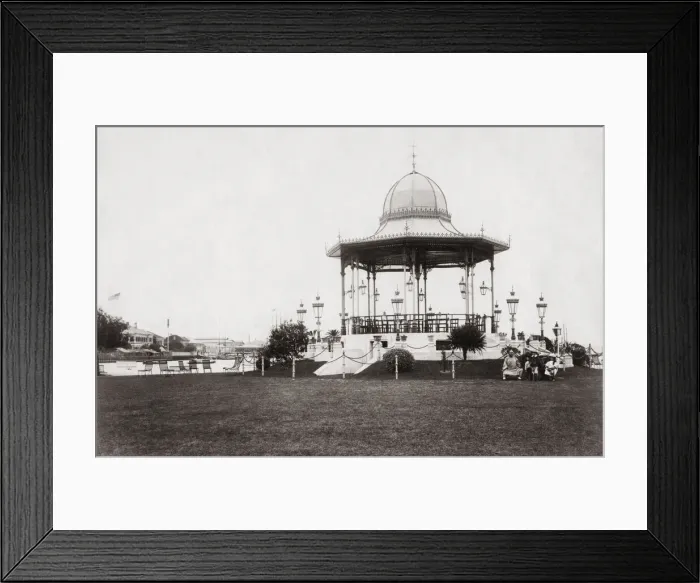 Framed Print : Bandstand in the park, Shanghai Bund, China, c. 1890 Framed Print : Bandstand in the park, Shanghai Bund, China, c. 1890