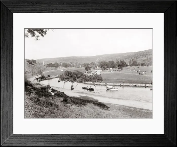 Framed Print : Pleasure boats on the Eaux Douces, Turkey, c. 1890 Framed Print : Pleasure boats on the Eaux Douces, Turkey, c. 1890