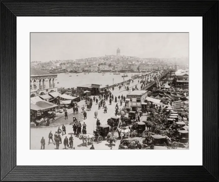 Framed Print : Galata Bridge Bosphorous, Istanbul Turkey Framed Print : Galata Bridge Bosphorous, Istanbul Turkey
