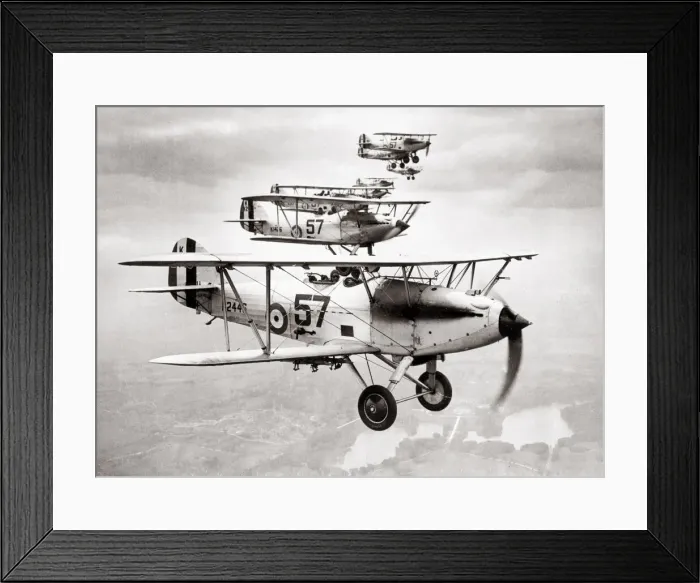 Framed Print : No. 57 Squadron RAF, Hawker Hart aircraft, 1932 Framed Print : No. 57 Squadron RAF, Hawker Hart aircraft, 1932