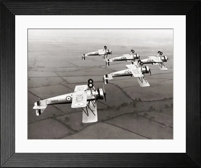 Framed Print : Inverted flying, RAF Wittering, biplanes, 1933 Framed Print : Inverted flying, RAF Wittering, biplanes, 1933