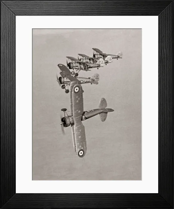 Framed Print : Gloster Gauntlet fighter biplane, 1933 Framed Print : Gloster Gauntlet fighter biplane, 1933